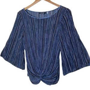 NIC+ZOE Path Finder Striped Twist Front Top | Small